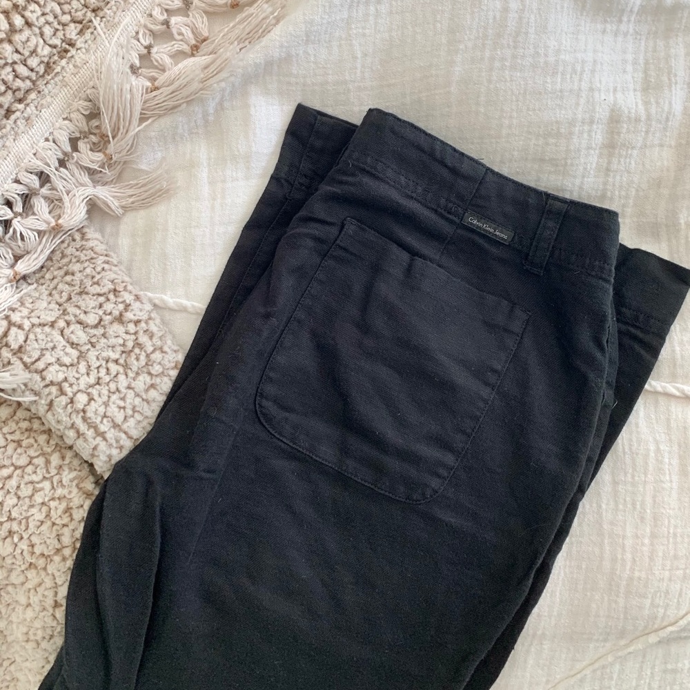 SOLD - CALVIN KLEIN BLACK BOYFRIEND JEANS